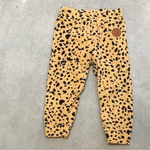 Mini Rodini Leopard Print Kids Joggers